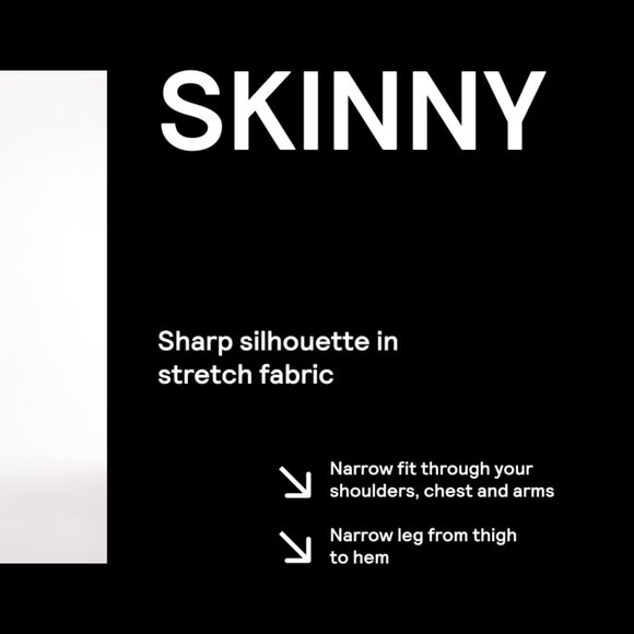 Topman SKINNY textured trousers in navy 30R - Picture 10 of 10